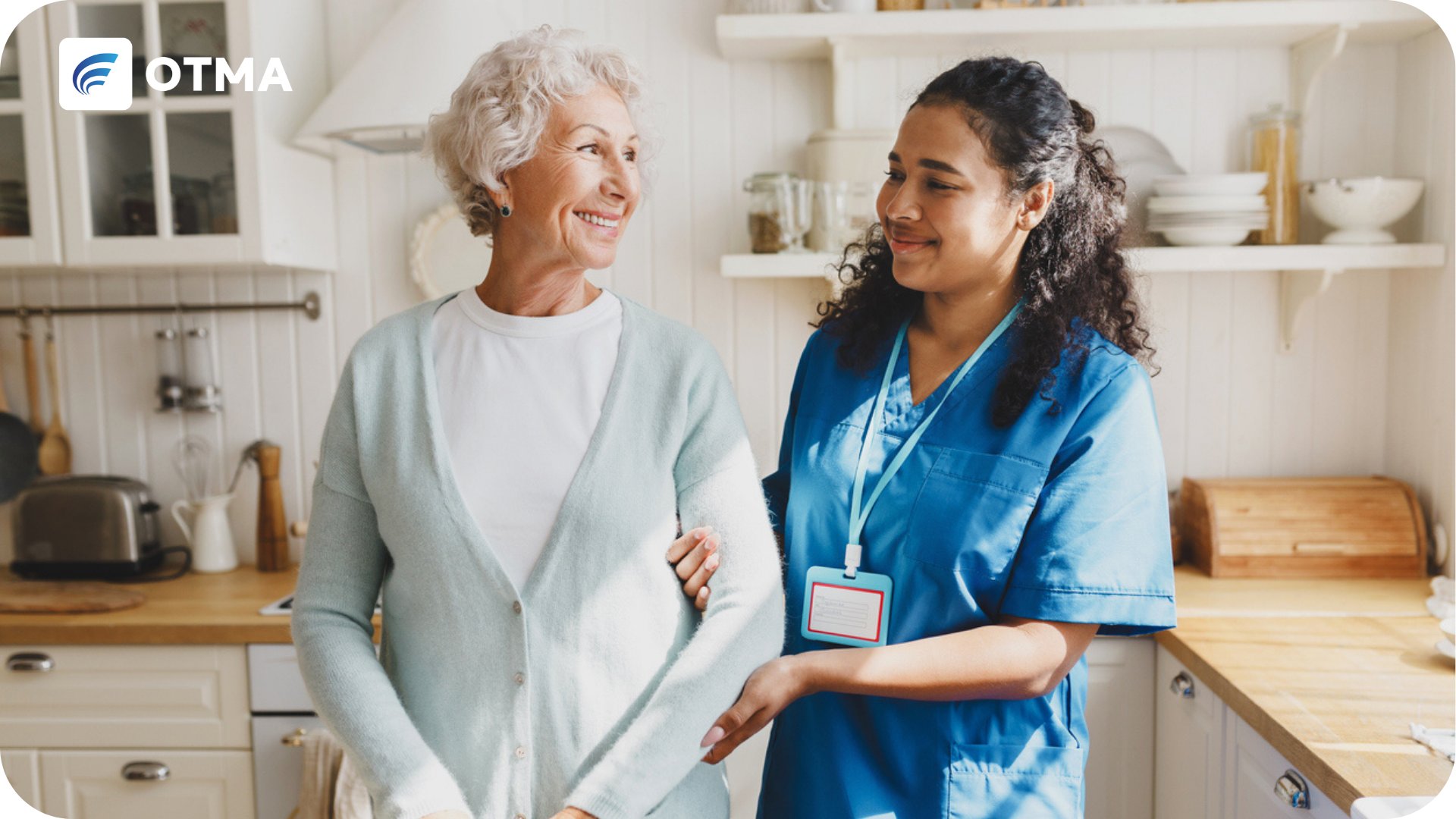 Social Work Skills being used by a care worker